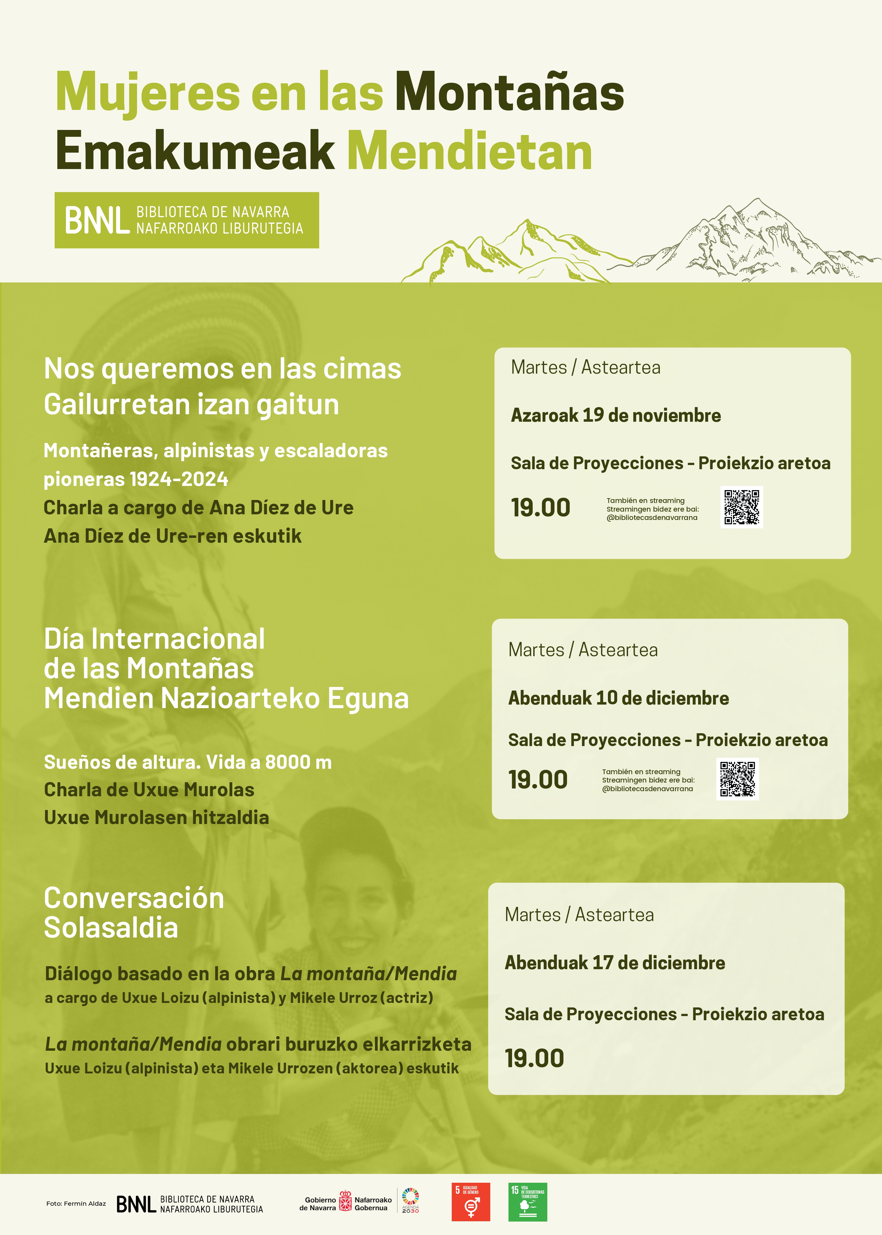 CICLO MUJERES EN LAS MONTA&Ntilde;AS